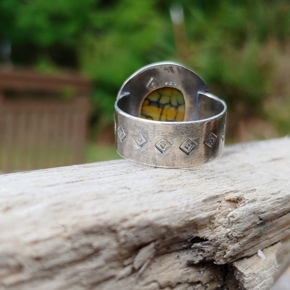 *SOLD* Dragon Scale Banded Agate Ring - Issabeau Jewelry One of a Kind - Picture 10 of 12